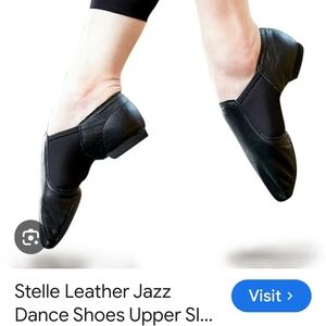 💰💖▶️Stelle Leather Jazz Dance Shoes